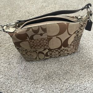 Small Gold Coach Purse